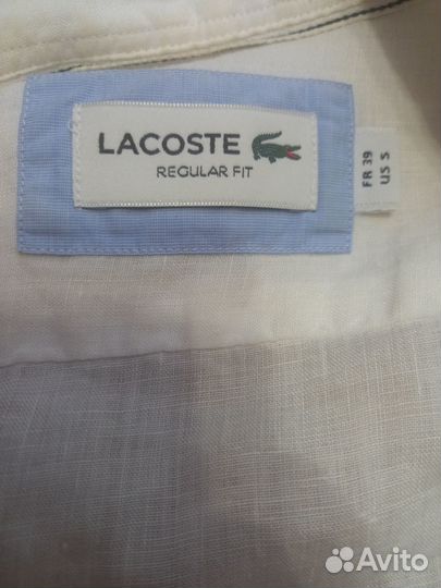 Lacoste рубашка мужская