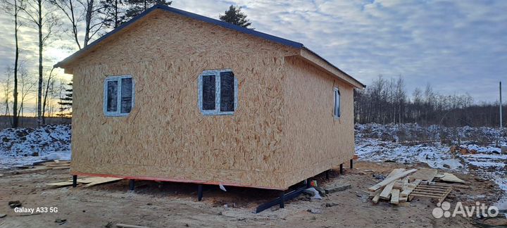 Все сезонные дачный домик утеплённые