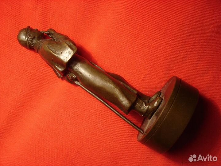 Бюст Шерлок Холмс Англия Бронза Штамп Бухгалтерия