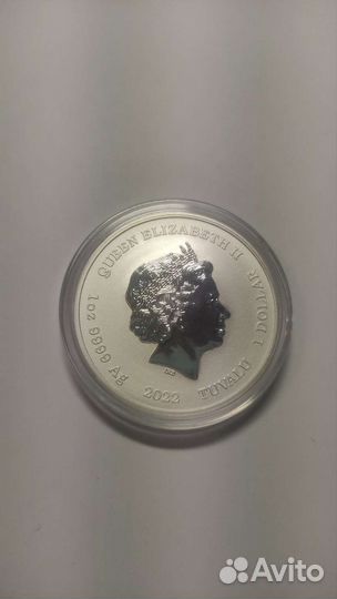 Монета Ag 999 Чёрный флаг Восходящее солнце 1oz