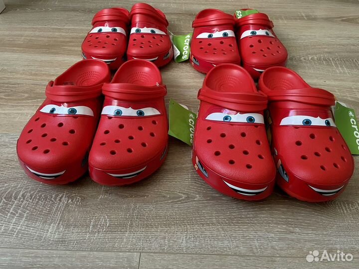 Crocs Lightning McQueen Крокс Молния Маквин