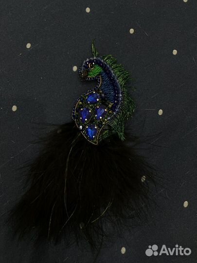 Брошь ручной работы