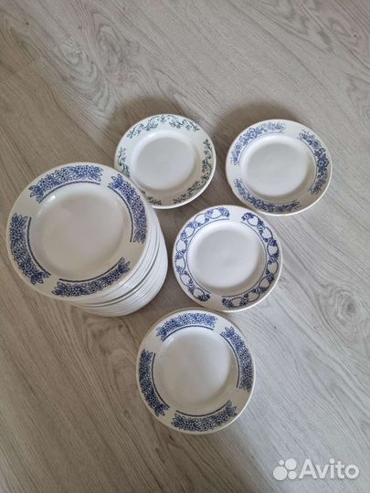 Тарелки, кружки, салатники