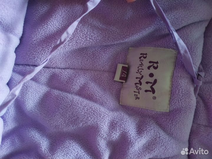 Зимний комбинезон для девочки 74 80