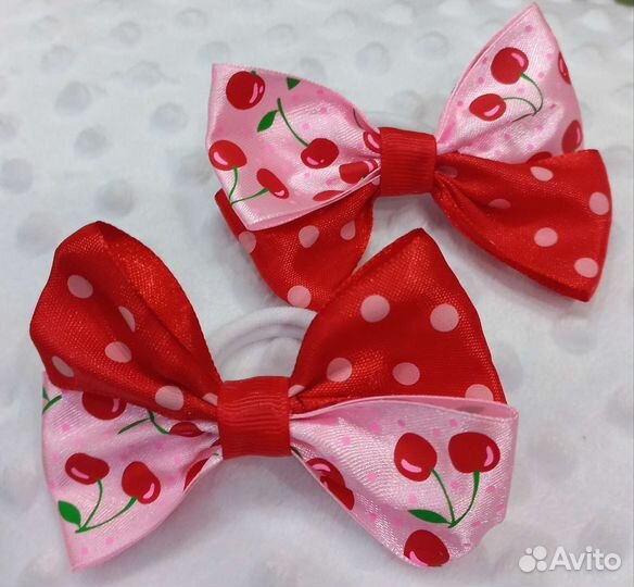 Бантики ручной работы для волос