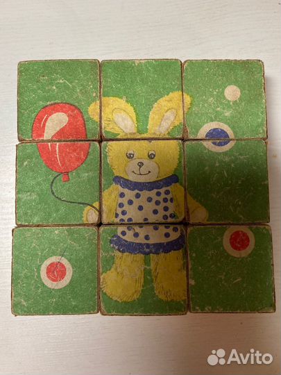 Ретро кубики детские