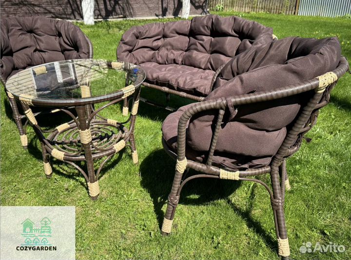 Садовая мебель из ротанга