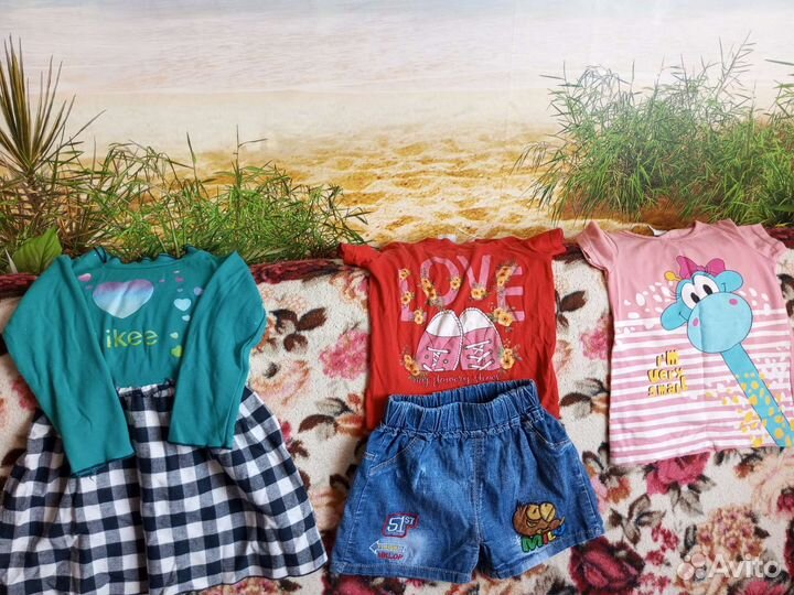 Вещи пакетом на девочку 3-4 года