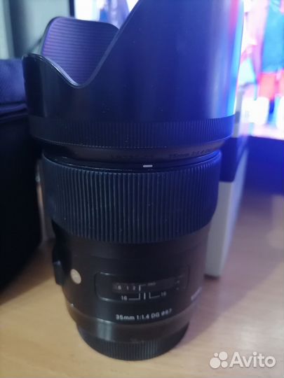 Объектив Sigma 35 mm f1.4 art canon