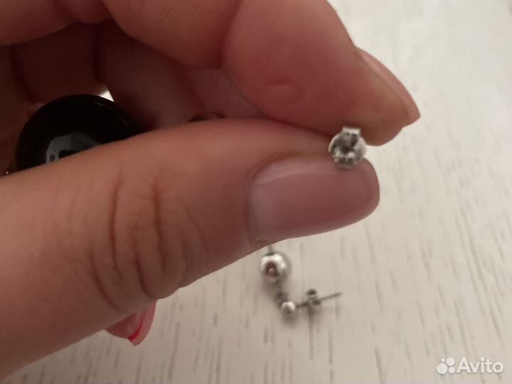 Серебряные серьги