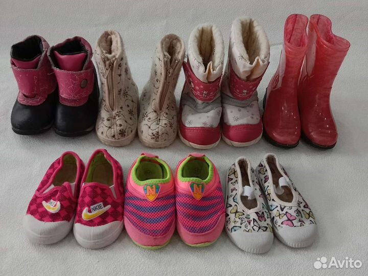 Зимняя обувь пакетом для девочки