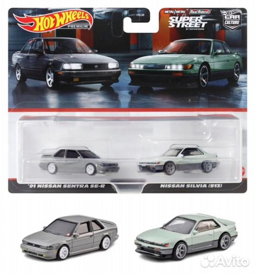 Hot wheels premium 2pack Nissan