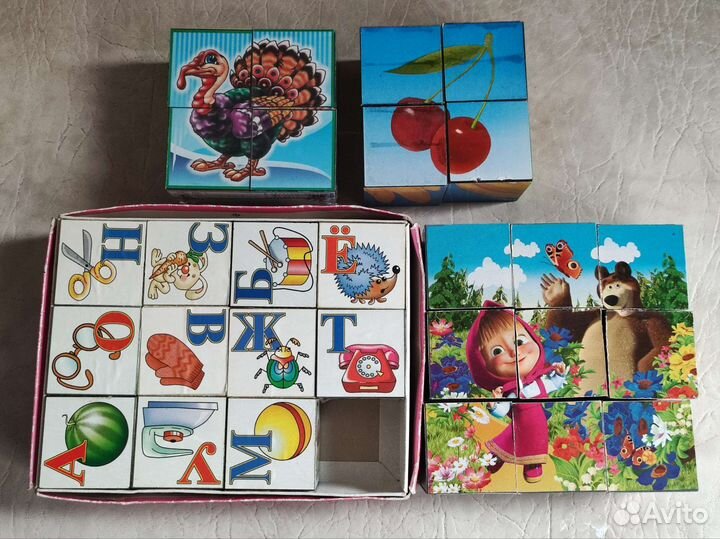 Деревянные игрушки, кубики