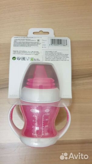 Поильник с ручками новый 4м+ munchkin