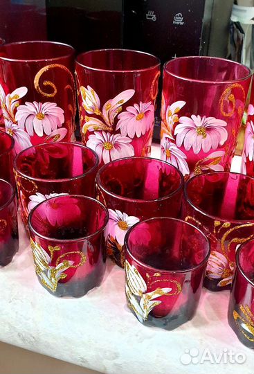 Набор графин стаканы штофы рюмки