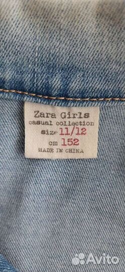 Джинсовый жилет zara для девочки