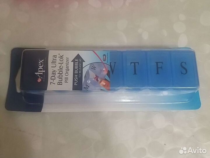 Айхёрб Таблетница - органайзер цвет синий