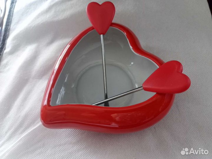 Керамическая ваза для фондю/солонка-перечница