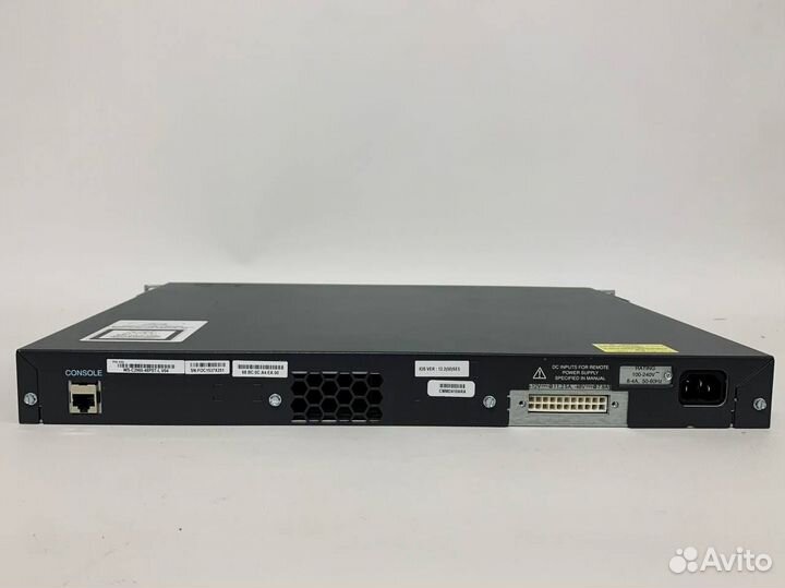 Коммутатор Cisco WS-C2960-48PST-L, L2/PoE (370W)