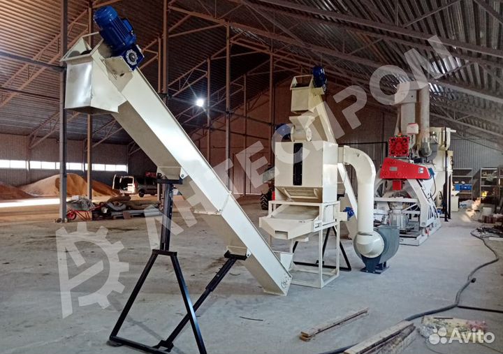 Линия гранулирования комбикорма, пеллет, лузги