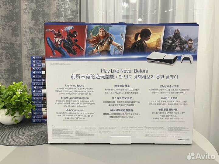 Sony PlayStation 5 Slim с дисководом 1 tb + игры