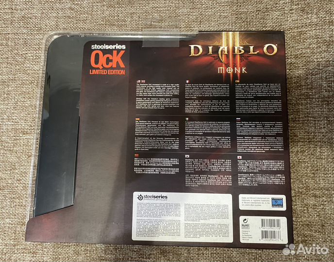 Коврик для мыши SteelSeries Diablo 3 Monk Edition