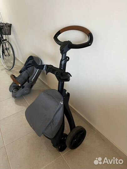 Коляска stokke xplory X серая