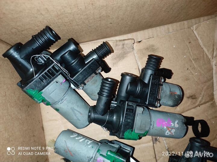 Клапан печки с до помпой бмв Е46