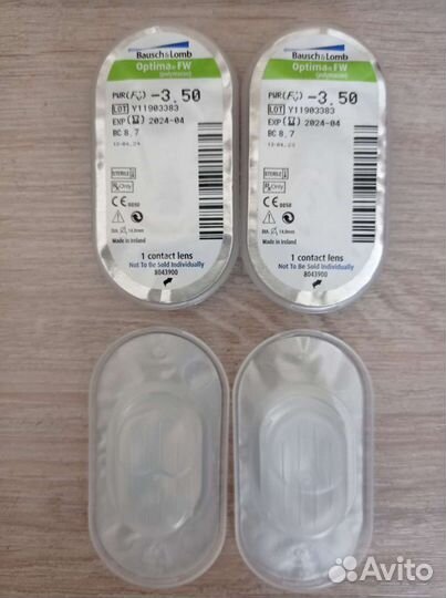 Линзы контактные