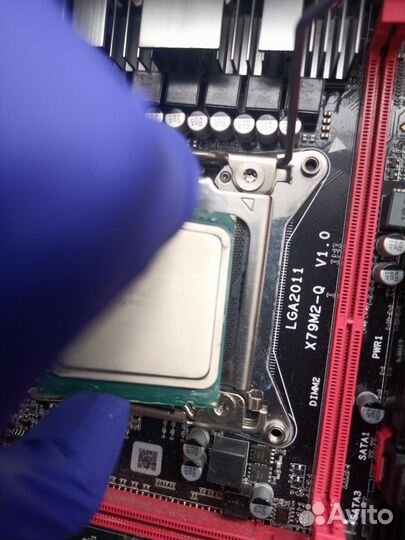 Комплект мат. платы с процессором Xeon e5 2650v2