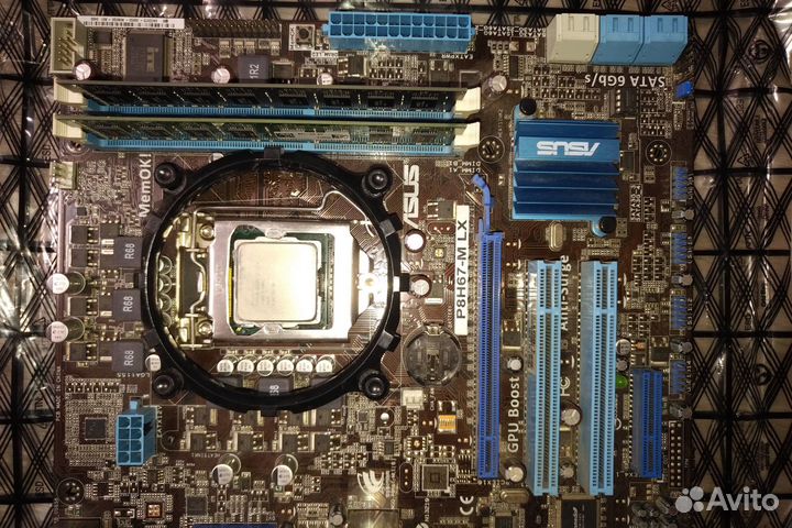Комплект: Мат. плата asus + xeon E3-1270 + 16 Gb