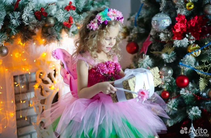 Новогодний костюм для девочки 4-5 лет
