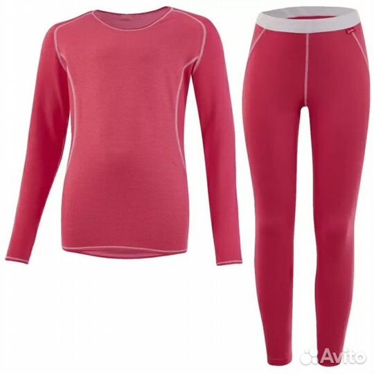 128 (8 лет) Термобелье комплект loffler JR Warm rouge red Р:128
