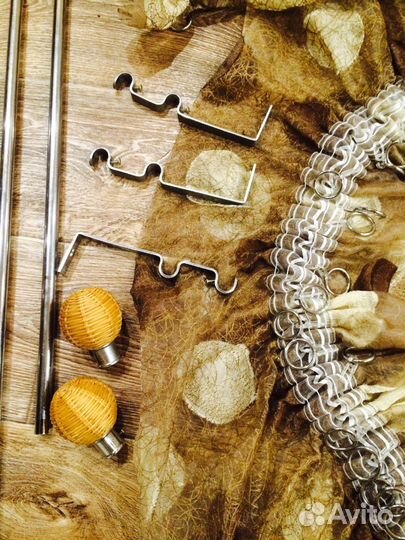 Комплект гардина и шторы