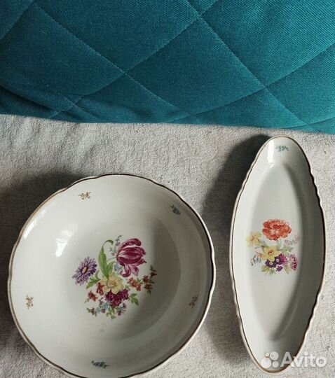 Сервиз столовый Мейсенский букет Дулево