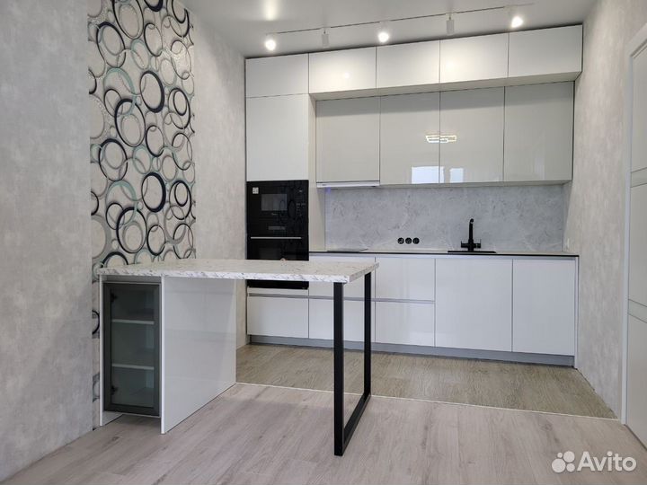 Кухня эмаль прямая. Рассрочка ars 7919