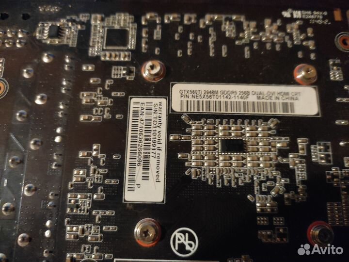 Видеокарта gtx 560 ti 2Гб