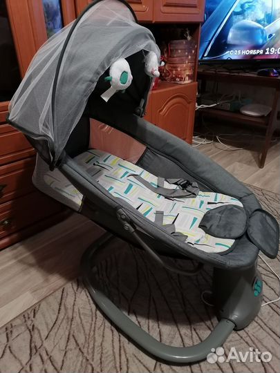 Шезлонг детский электрический