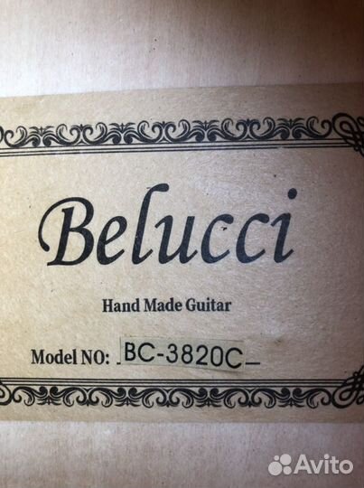 Гитара Belucci б/у