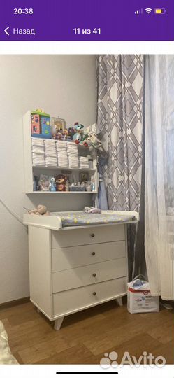 Пеленальная доска на комод