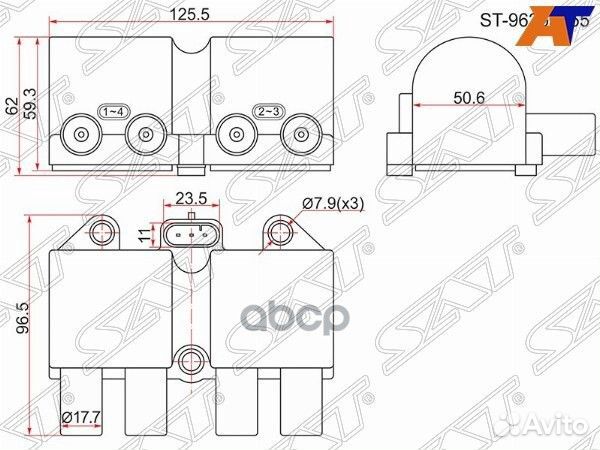 Катушка зажигания chevrolet aveo 06/captiva 06