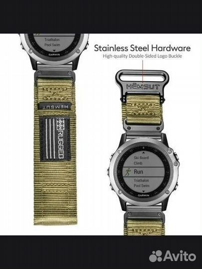Оригинальный ремешок Hemsut для часов Garmin