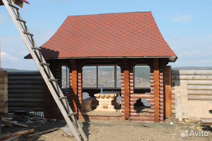 Изготовление срубов домов, бань, беседок