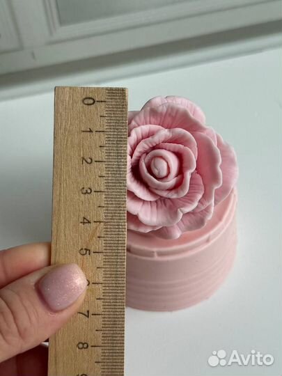 Силиконовая форма для мыла цветок