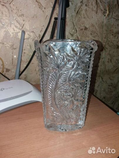 Ваза хрустальная