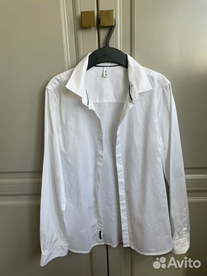 Рубашка белая Sela для мальчика в школу 164