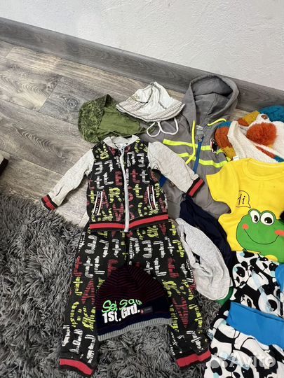 Пакет детских вещей+пакет вещей в подарок