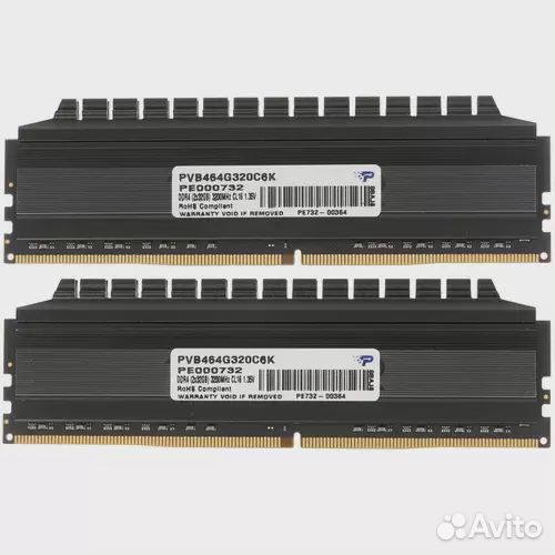 64Gb 3200 patriot (PVB464G320C6K)