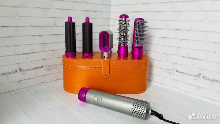 Стайлер dyson 5в1 в кожаном кейсе Airwrap Complete