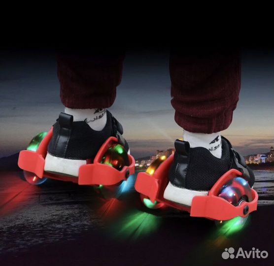 Мини ролики на пятку